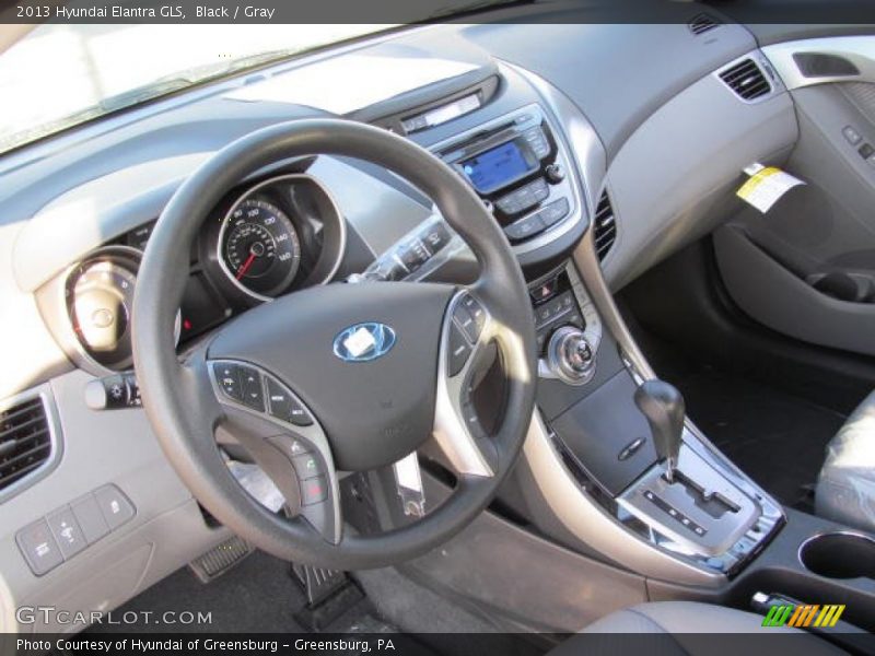 Black / Gray 2013 Hyundai Elantra GLS