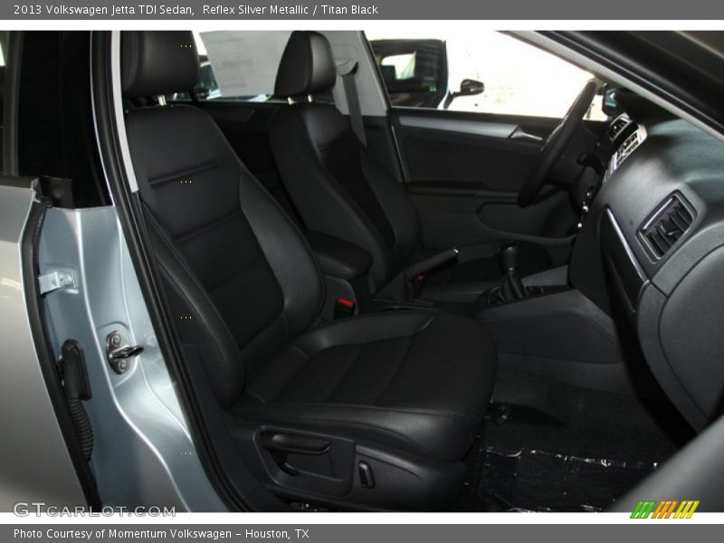Reflex Silver Metallic / Titan Black 2013 Volkswagen Jetta TDI Sedan