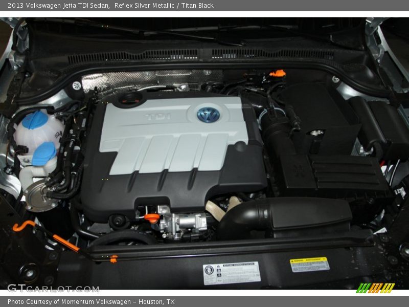 Reflex Silver Metallic / Titan Black 2013 Volkswagen Jetta TDI Sedan