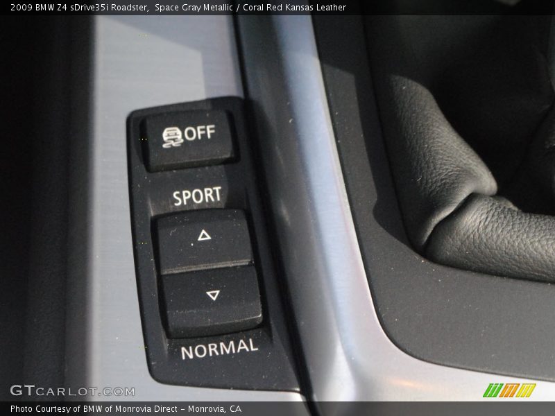 Controls of 2009 Z4 sDrive35i Roadster