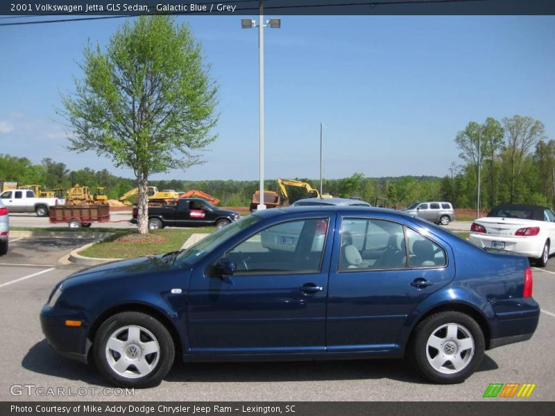 Galactic Blue / Grey 2001 Volkswagen Jetta GLS Sedan