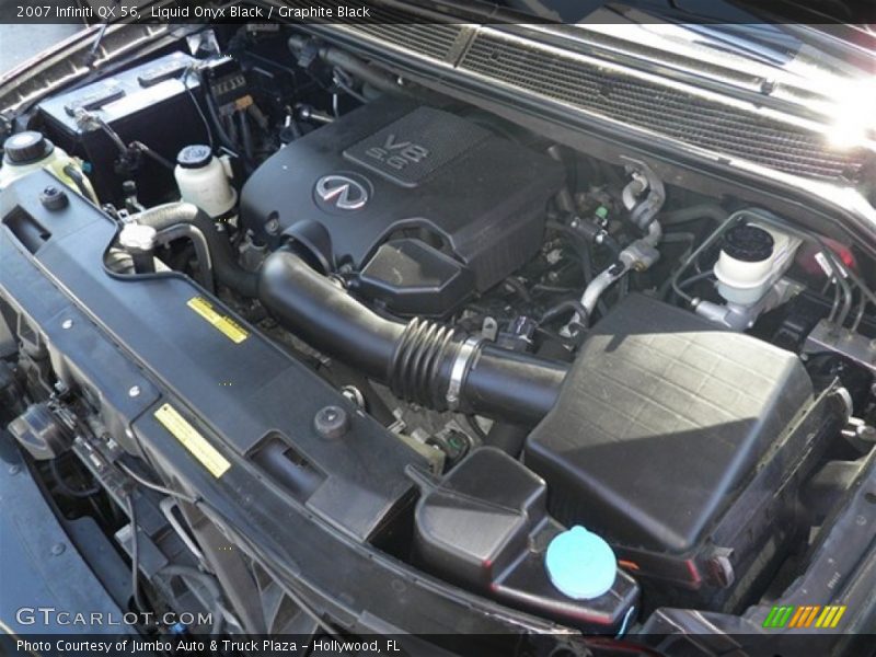 Liquid Onyx Black / Graphite Black 2007 Infiniti QX 56