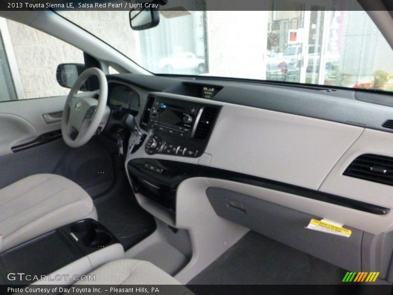 Salsa Red Pearl / Light Gray 2013 Toyota Sienna LE