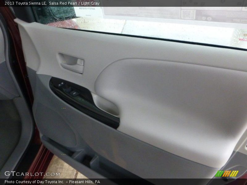 Salsa Red Pearl / Light Gray 2013 Toyota Sienna LE