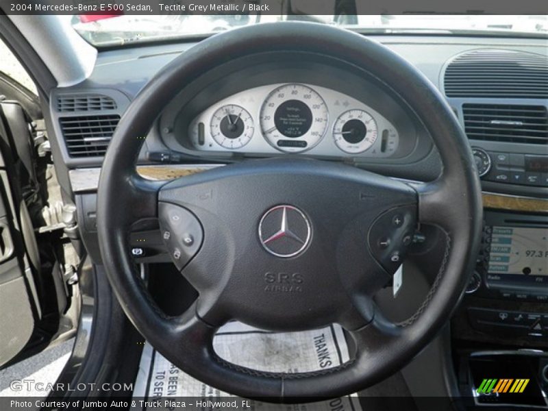 Tectite Grey Metallic / Black 2004 Mercedes-Benz E 500 Sedan