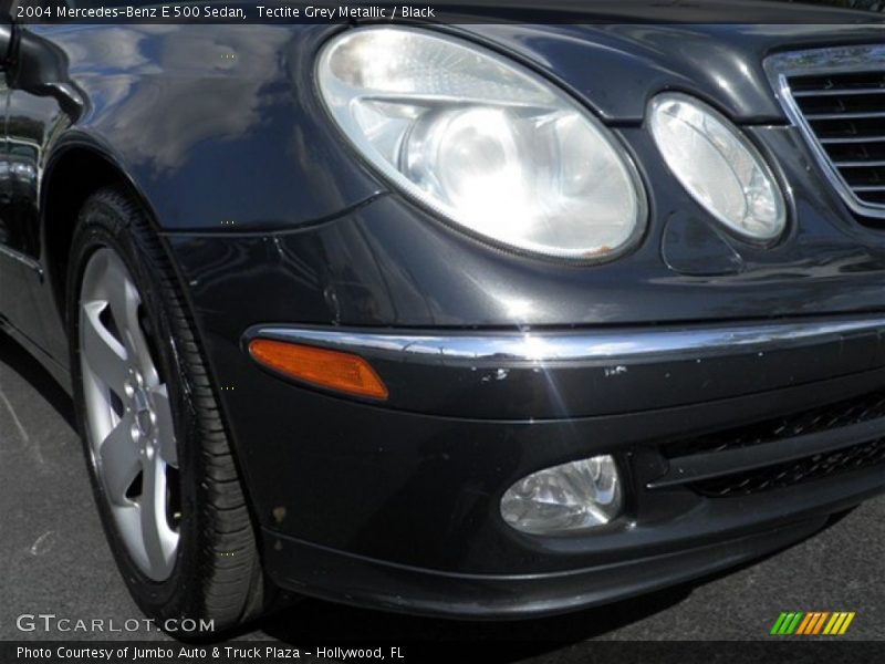 Tectite Grey Metallic / Black 2004 Mercedes-Benz E 500 Sedan