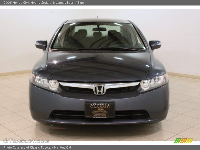 Magnetic Pearl / Blue 2006 Honda Civic Hybrid Sedan