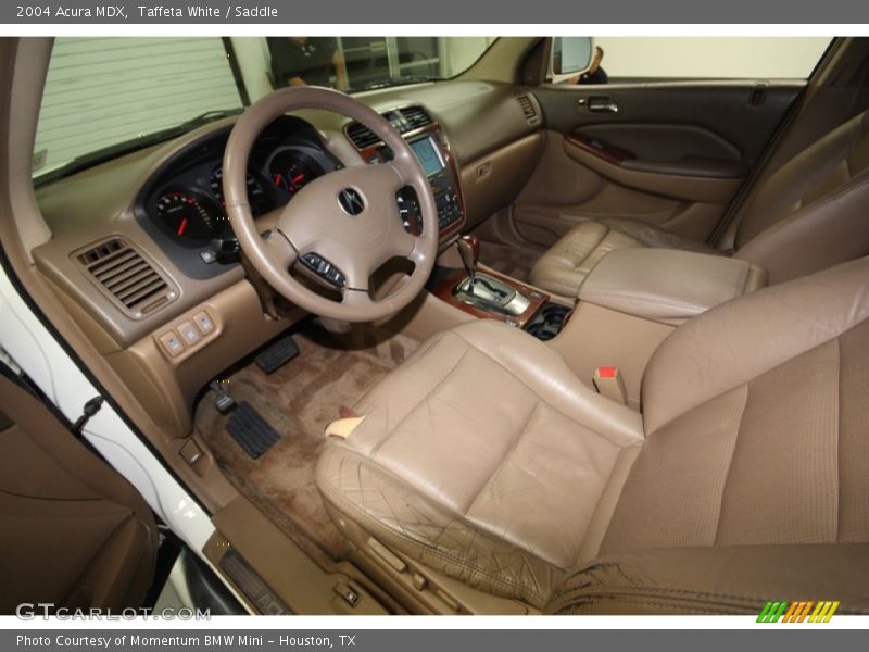 Taffeta White / Saddle 2004 Acura MDX