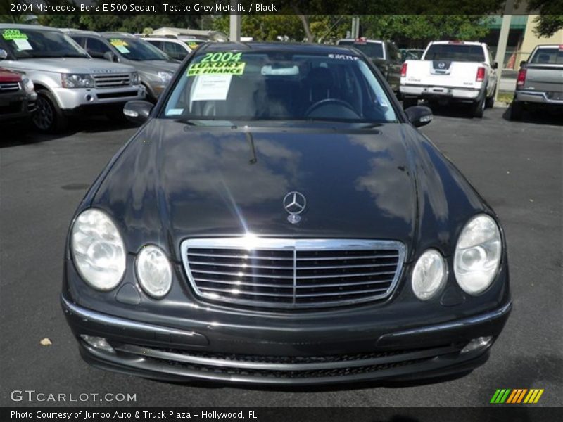 Tectite Grey Metallic / Black 2004 Mercedes-Benz E 500 Sedan