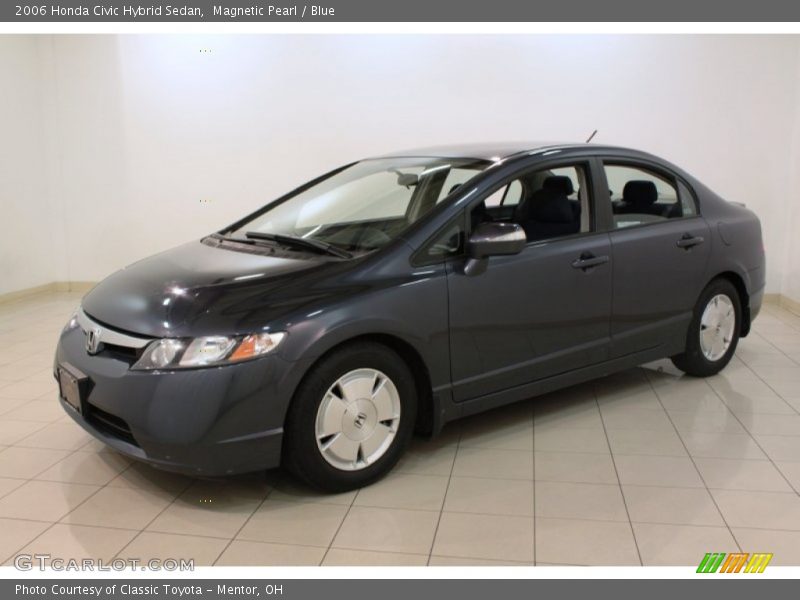 Magnetic Pearl / Blue 2006 Honda Civic Hybrid Sedan
