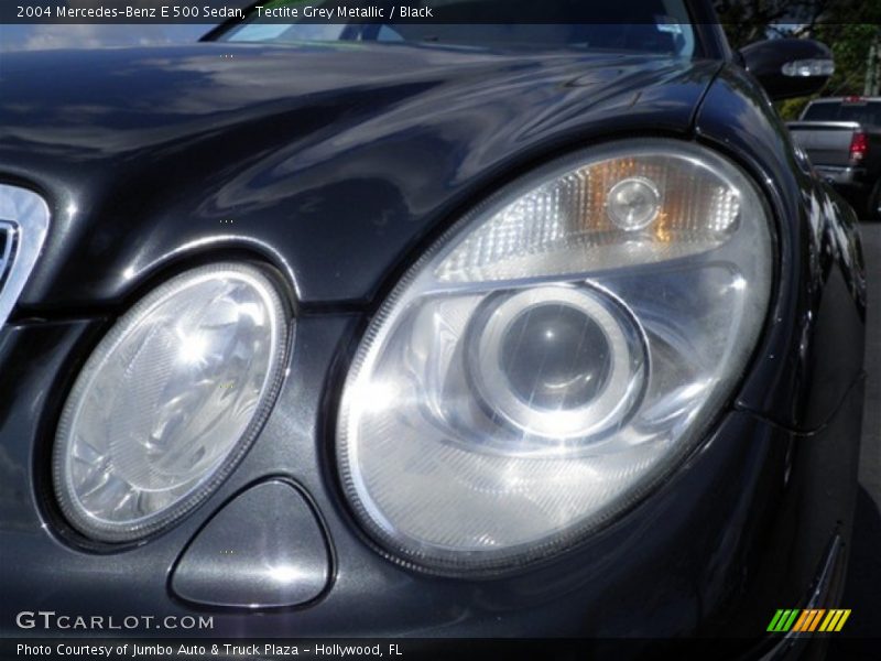 Tectite Grey Metallic / Black 2004 Mercedes-Benz E 500 Sedan