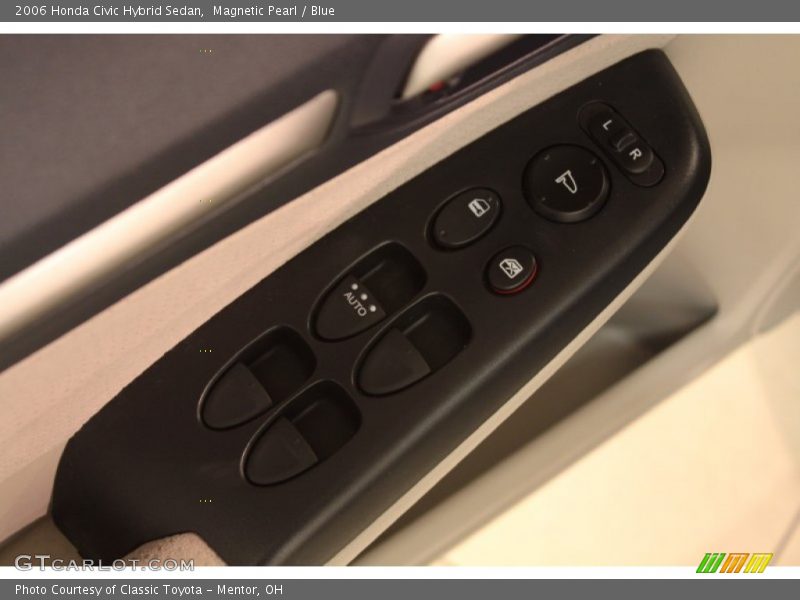 Magnetic Pearl / Blue 2006 Honda Civic Hybrid Sedan