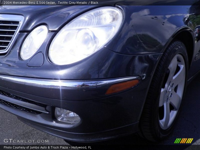 Tectite Grey Metallic / Black 2004 Mercedes-Benz E 500 Sedan