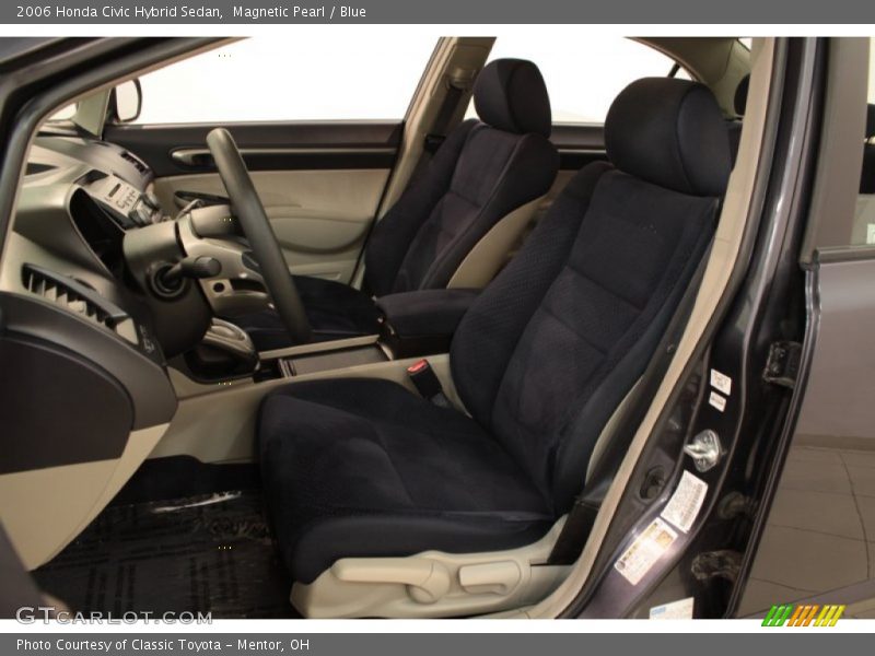 Magnetic Pearl / Blue 2006 Honda Civic Hybrid Sedan
