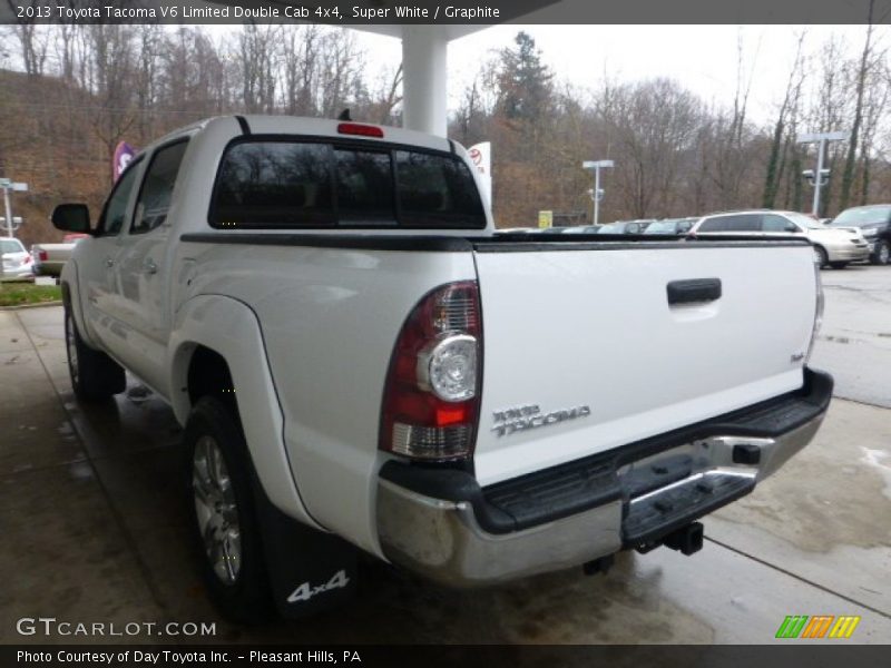 Super White / Graphite 2013 Toyota Tacoma V6 Limited Double Cab 4x4