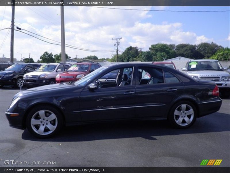 Tectite Grey Metallic / Black 2004 Mercedes-Benz E 500 Sedan