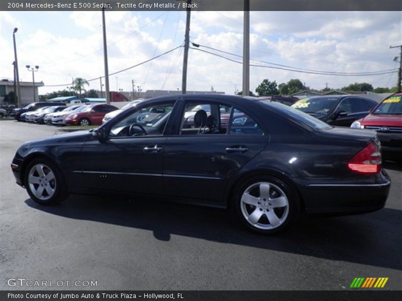 Tectite Grey Metallic / Black 2004 Mercedes-Benz E 500 Sedan