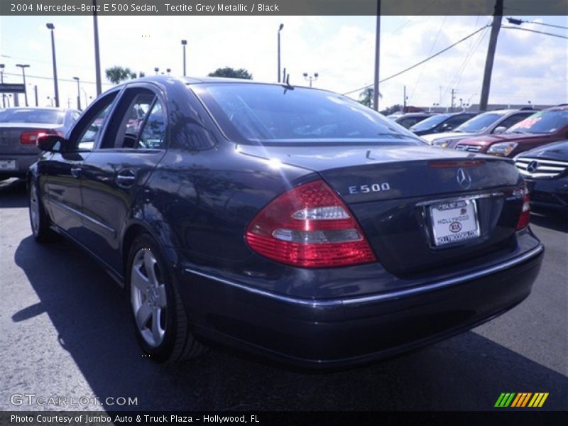 Tectite Grey Metallic / Black 2004 Mercedes-Benz E 500 Sedan