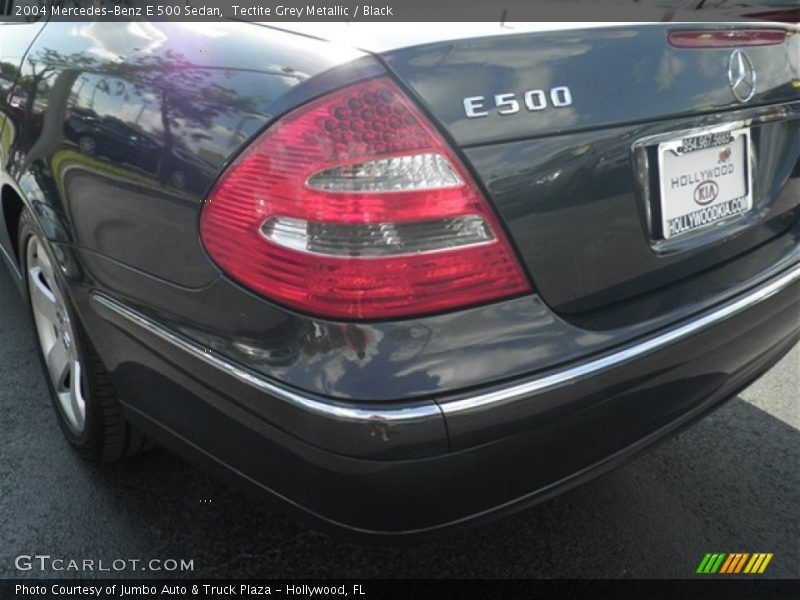 Tectite Grey Metallic / Black 2004 Mercedes-Benz E 500 Sedan