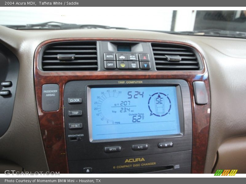 Taffeta White / Saddle 2004 Acura MDX