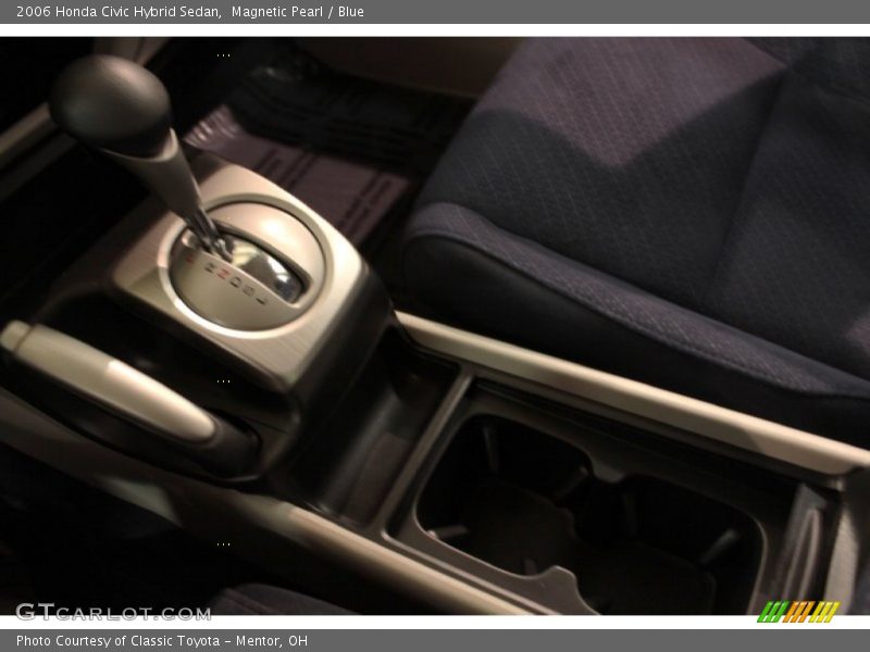 Magnetic Pearl / Blue 2006 Honda Civic Hybrid Sedan
