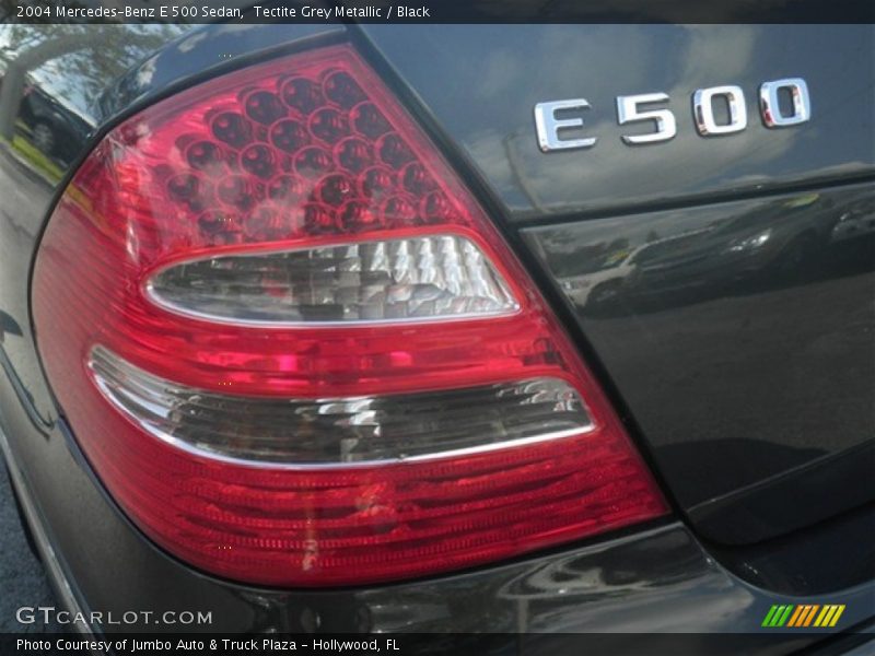 Tectite Grey Metallic / Black 2004 Mercedes-Benz E 500 Sedan