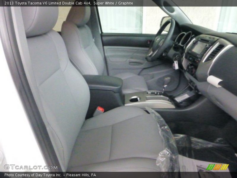 Super White / Graphite 2013 Toyota Tacoma V6 Limited Double Cab 4x4