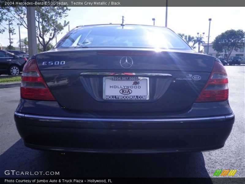 Tectite Grey Metallic / Black 2004 Mercedes-Benz E 500 Sedan