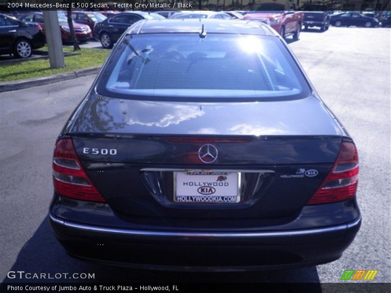 Tectite Grey Metallic / Black 2004 Mercedes-Benz E 500 Sedan