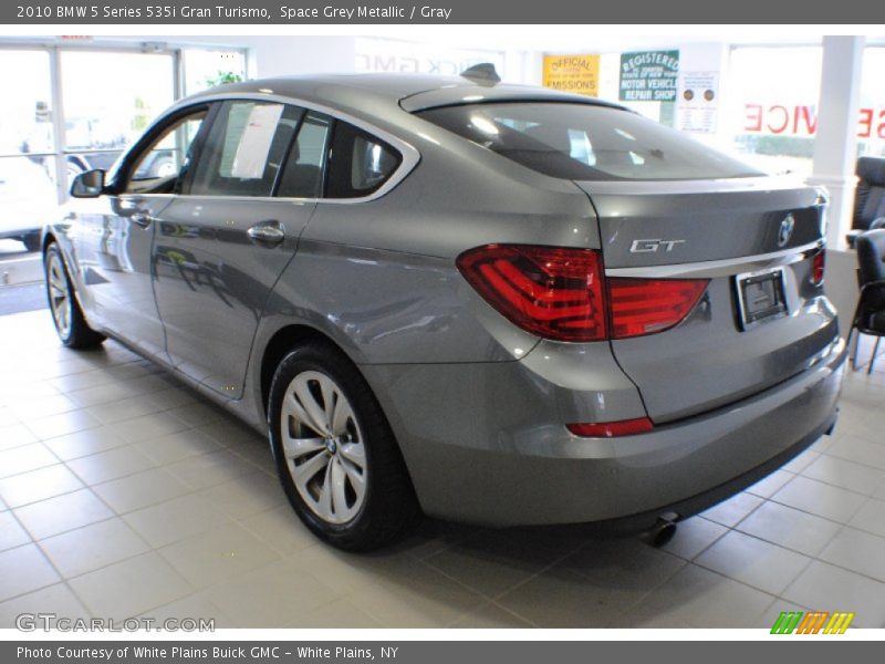 Space Grey Metallic / Gray 2010 BMW 5 Series 535i Gran Turismo