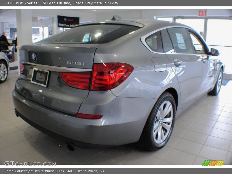 Space Grey Metallic / Gray 2010 BMW 5 Series 535i Gran Turismo
