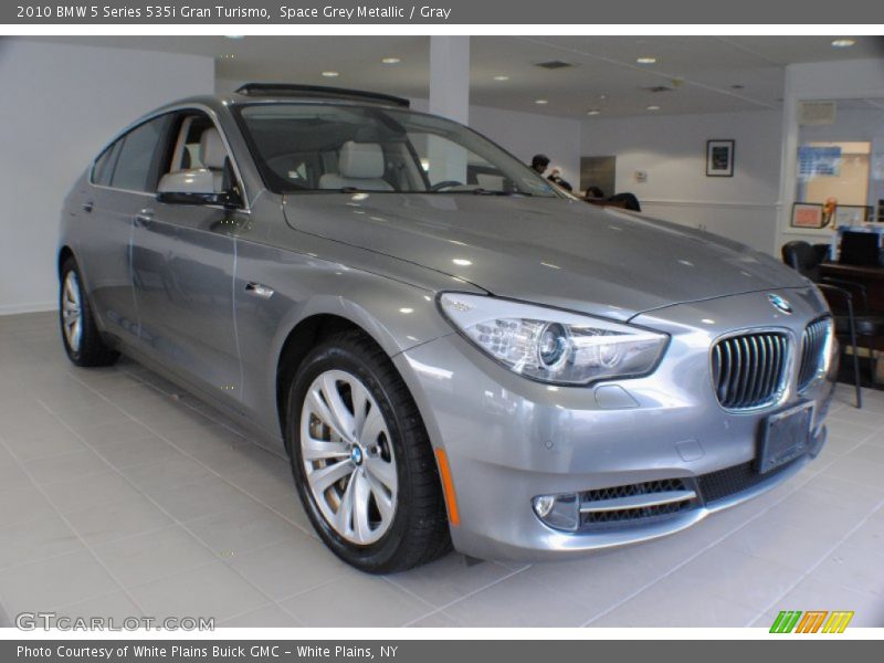Space Grey Metallic / Gray 2010 BMW 5 Series 535i Gran Turismo