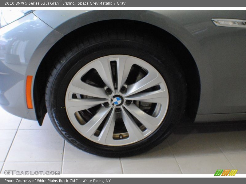 Space Grey Metallic / Gray 2010 BMW 5 Series 535i Gran Turismo
