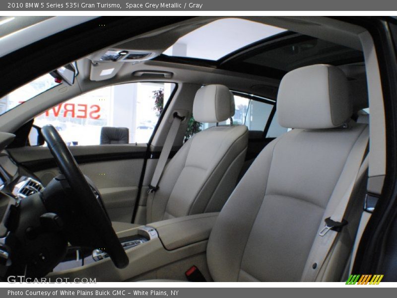 Space Grey Metallic / Gray 2010 BMW 5 Series 535i Gran Turismo