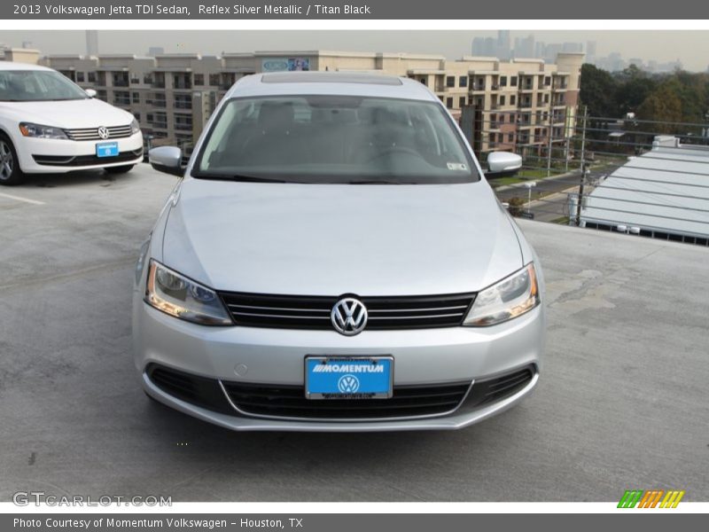 Reflex Silver Metallic / Titan Black 2013 Volkswagen Jetta TDI Sedan