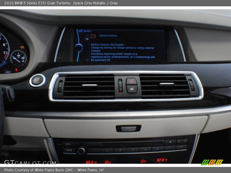 Space Grey Metallic / Gray 2010 BMW 5 Series 535i Gran Turismo