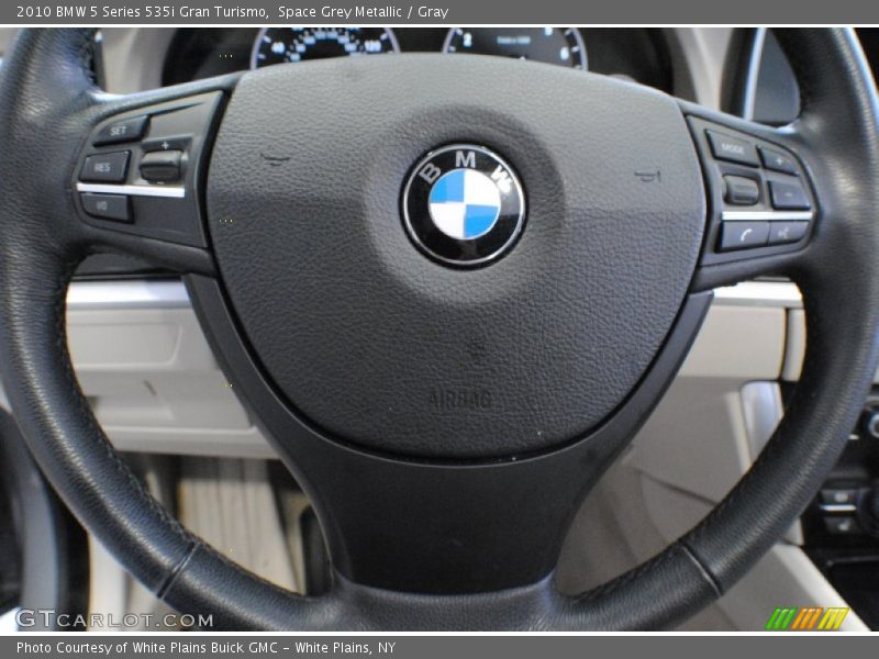 Space Grey Metallic / Gray 2010 BMW 5 Series 535i Gran Turismo