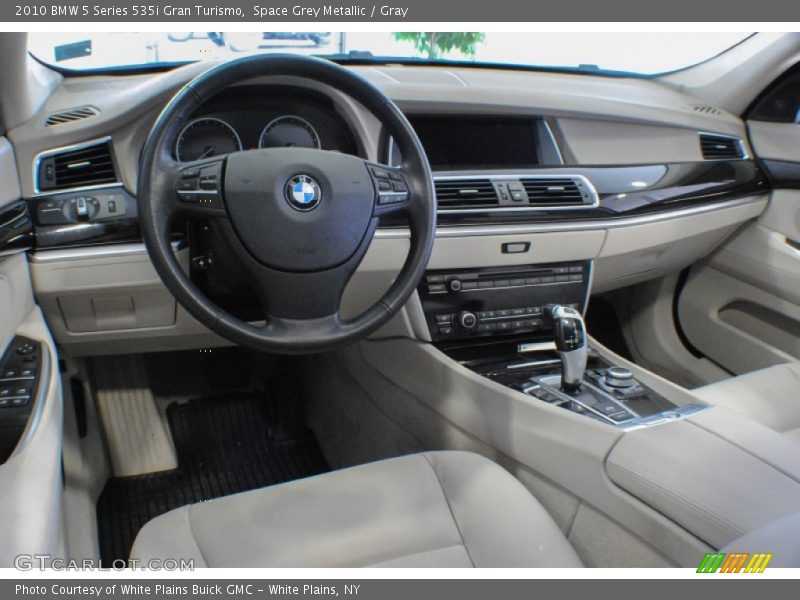 Space Grey Metallic / Gray 2010 BMW 5 Series 535i Gran Turismo