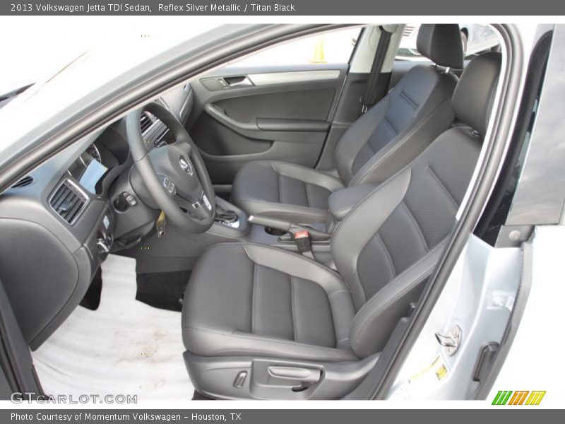 Reflex Silver Metallic / Titan Black 2013 Volkswagen Jetta TDI Sedan