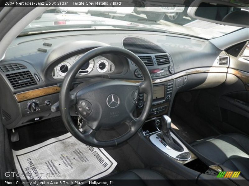 Tectite Grey Metallic / Black 2004 Mercedes-Benz E 500 Sedan