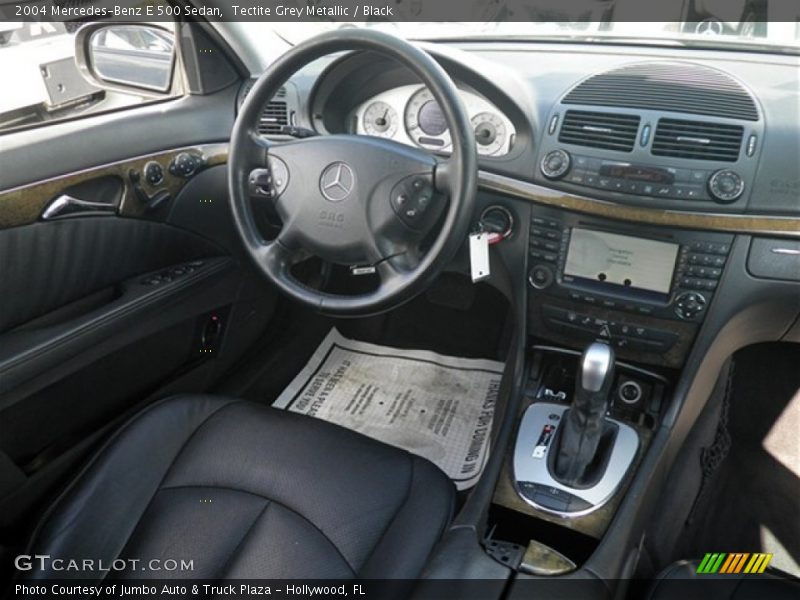 Tectite Grey Metallic / Black 2004 Mercedes-Benz E 500 Sedan