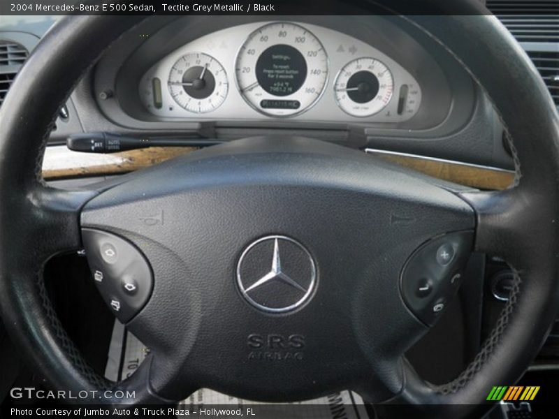 Tectite Grey Metallic / Black 2004 Mercedes-Benz E 500 Sedan