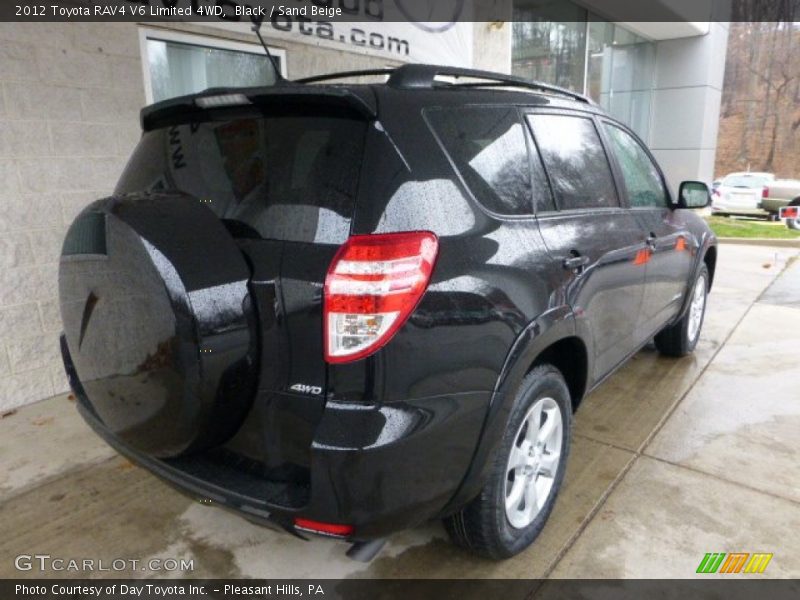 Black / Sand Beige 2012 Toyota RAV4 V6 Limited 4WD