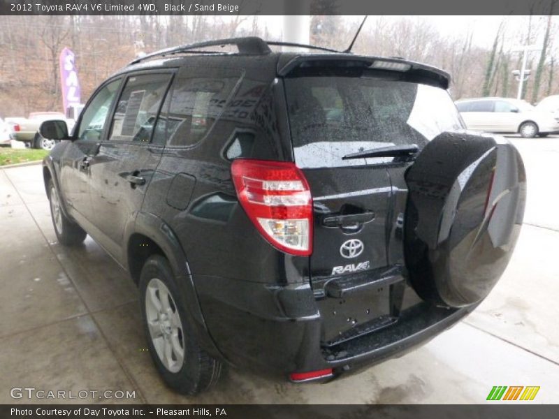 Black / Sand Beige 2012 Toyota RAV4 V6 Limited 4WD