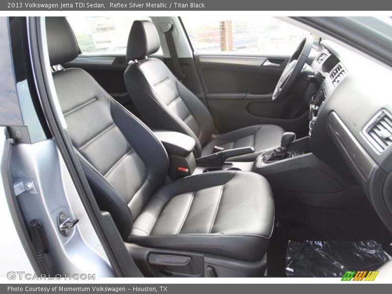 Reflex Silver Metallic / Titan Black 2013 Volkswagen Jetta TDI Sedan