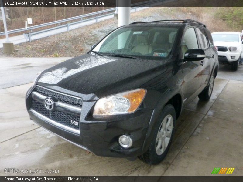 Black / Sand Beige 2012 Toyota RAV4 V6 Limited 4WD