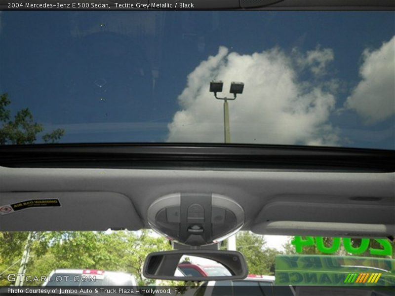 Tectite Grey Metallic / Black 2004 Mercedes-Benz E 500 Sedan