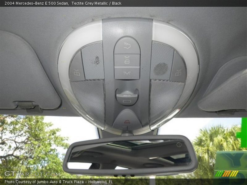 Tectite Grey Metallic / Black 2004 Mercedes-Benz E 500 Sedan