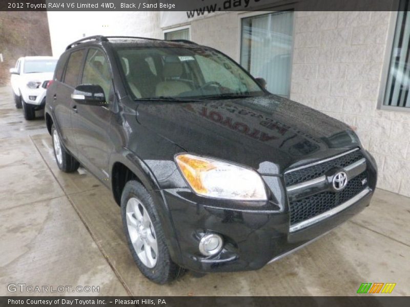 Black / Sand Beige 2012 Toyota RAV4 V6 Limited 4WD