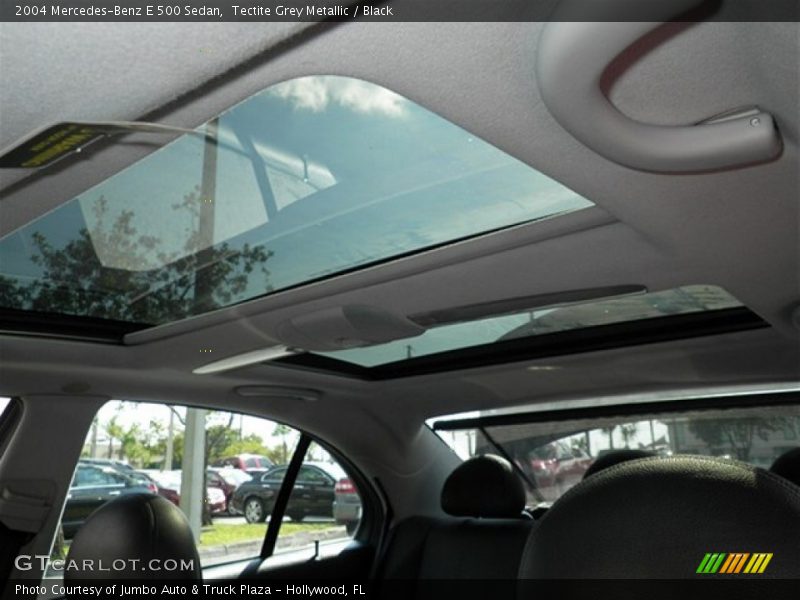 Tectite Grey Metallic / Black 2004 Mercedes-Benz E 500 Sedan